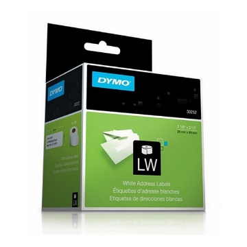 Picture of Labelwriter Address Labels, 1.12" X 3.5", White, 350 Labels/roll, 2 Rolls/pack