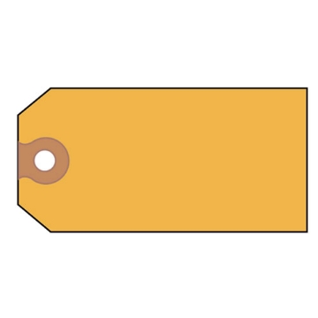 Picture of Unstrung Shipping Tags, 11.5 pt Stock, 4.75 x 2.38, Yellow, 1,000/Box