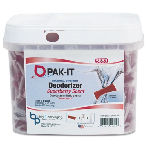 Picture of Industrial-Strength Deodorizer, Superberry, 20/Jar