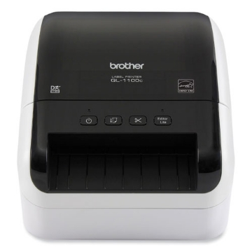 Picture of ql-1100c wide format professional label printer, 69 labels/min print speed, 5.9 x 8.7 x 6.7