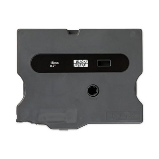 Picture of Tx Tape Cartridge For Pt-8000, Pt-Pc, Pt-30/35, 0.7" X 50 Ft, Black On Clear