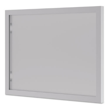 Picture of Bl Series Hutch Doors, Glass, 13.25w X 17.38h, Silver/frosted