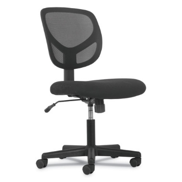 Picture of 1-Oh-One Mid-Back Task Chairs, Supports Up To 250 Lb, 17" To 22" Seat Height, Black