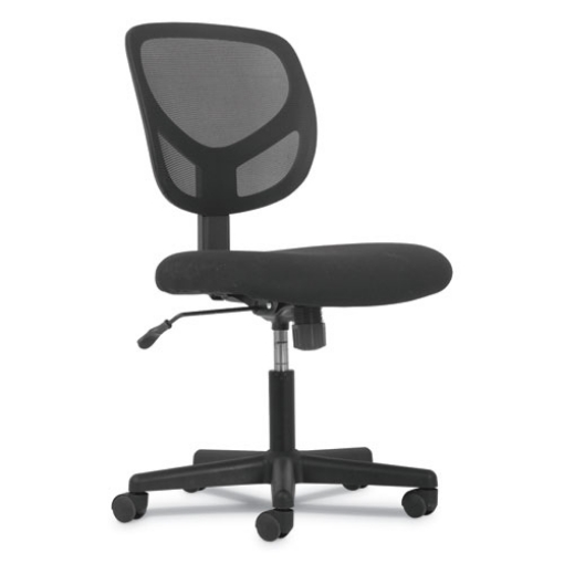 Picture of 1-Oh-One Mid-Back Task Chairs, Supports Up To 250 Lb, 17" To 22" Seat Height, Black