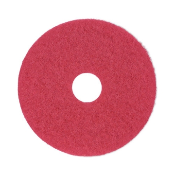 Picture of Buffing Floor Pads, 14" Diameter, Red, 5/carton