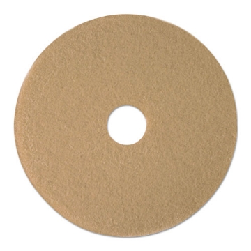 Picture of Burnishing Floor Pads, 19" Diameter, Tan, 5/carton