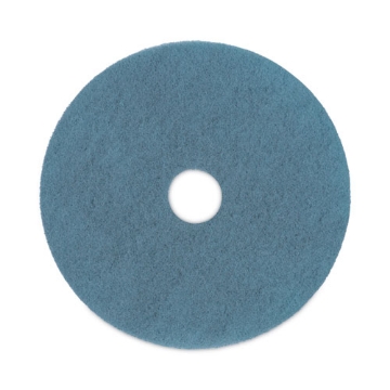 Picture of Burnishing Floor Pads, 20" Diameter, Aqua, 5/carton