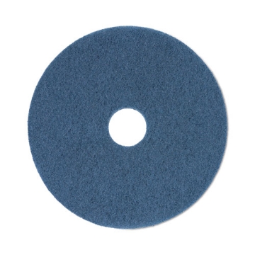 Picture of Scrubbing Floor Pads, 20" Diameter, Blue, 5/carton