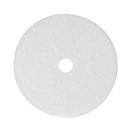 Picture of Polishing Floor Pads, 24" Diameter, White, 5/carton