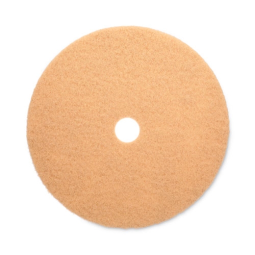 Picture of Burnishing Floor Pads, 27" Diameter, Tan, 5/Carton