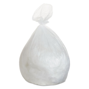Picture of High Density Can Liners, 56 gal, 13 mic, 43" x 46", Natural, 20 Bags/Roll, 10 Rolls/Carton