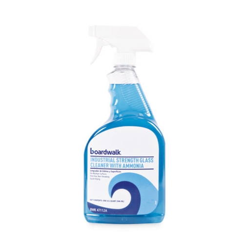 Picture of Industrial Strength Glass Cleaner With Ammonia, 32 Oz Trigger Spray Bottle