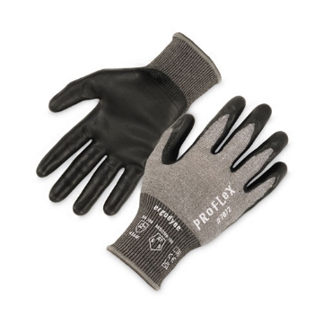 Picture of ProFlex 7072 ANSI A7 Nitrile-Coated CR Gloves, Gray, Small, 12 Pairs/Pack, Ships in 1-3 Business Days