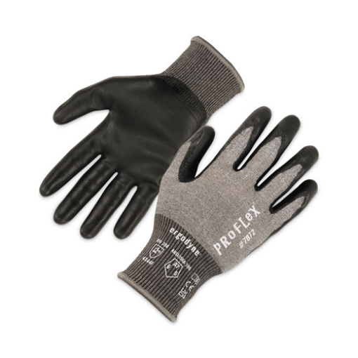 Picture of ProFlex 7072 ANSI A7 Nitrile-Coated CR Gloves, Gray, X-Large, 12/Pairs/Pack, Ships in 1-3 Business Days