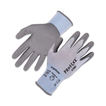 Picture of ProFlex 7025 ANSI A2 PU Coated CR Gloves, Blue, 2X-Large, 12 Pairs/Pack, Ships in 1-3 Business Days