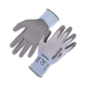 Picture of ProFlex 7025 ANSI A2 PU Coated CR Gloves, Blue, Medium, Pair, Ships in 1-3 Business Days