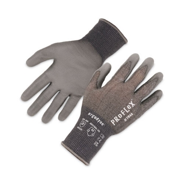 Picture of ProFlex 7044 ANSI A4 PU Coated CR Gloves, Gray, 2X-Large, Pair, Ships in 1-3 Business Days