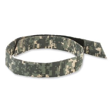 Picture of Chill-Its 6705 Cooling Embedded Polymers Hook and Loop Bandana Headband, One Size Fits Most, Camo, Ships in 1-3 Business Days