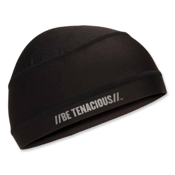 Picture of Chill-Its 6632 Performance Knit Cooling Skull Cap, Polyester/Spandex, One Size Fits Most, Black, Ships in 1-3 Business Days