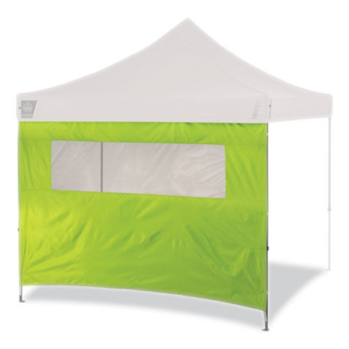 Picture of Shax 6092 Pop-Up Tent Sidewall with Mesh Window, Single Skin, 10 ft x 10 ft, Polyester, Lime, Ships in 1-3 Business Days