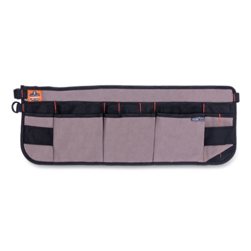 Picture of Arsenal 5707 Canvas Waist Apron, 14 Compartments, 25.5 x 34, Canvas, Gray, Ships in 1-3 Business Days