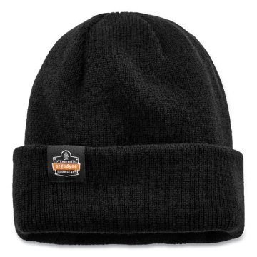 Picture of N-Ferno 6811ZI Rib Knit Hat + Bump Cap Insert, One Size Fits Most, Black, Ships in 1-3 Business Days