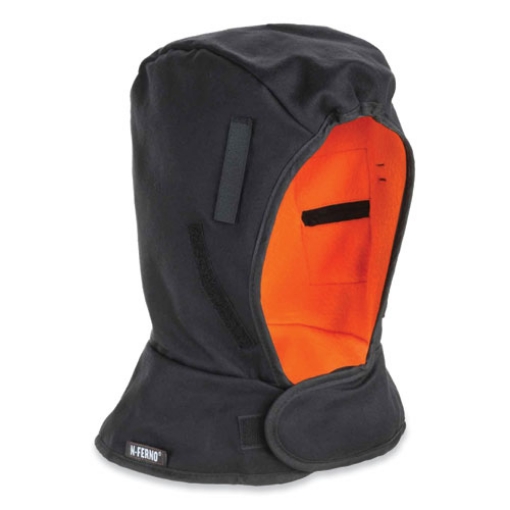 Picture of N-Ferno 6862 2-Layer FR Shoulder Winter Liner, Cotton/Fleece/Modacrylic, One size Fit Most, Black, Ships in 1-3 Business Days