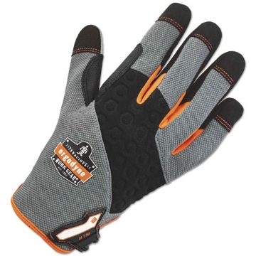 Picture of Proflex 710 Heavy-Duty Utility Gloves, Gray, Large, 1 Pair