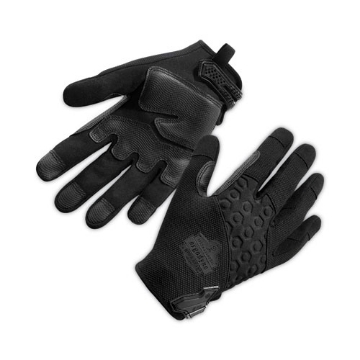 Picture of ProFlex 710BLK Abrasion-Resistant Black Tactical Gloves, Black, Large, Pair, Ships in 1-3 Business Days