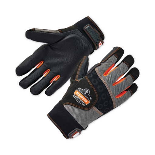 Picture of ProFlex 9002 Certified Full-Finger Anti-Vibration Gloves, Black, X-Large, Pair, Ships in 1-3 Business Days