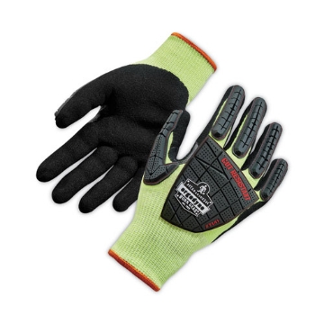 Picture of ProFlex 7141 ANSI A4 DIR Nitrile-Coated CR Gloves, Lime, Medium, 72 Pairs/Pack, Ships in 1-3 Business Days
