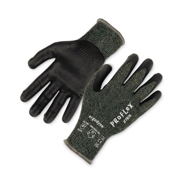 Picture of ProFlex 7070 ANSI A7 Nitrile Coated CR Gloves, Green, Small, Pair, Ships in 1-3 Business Days