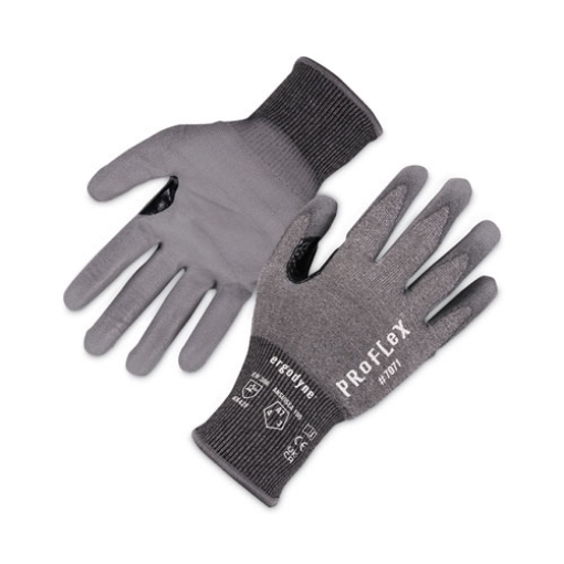 Picture of ProFlex 7071 ANSI A7 PU Coated CR Gloves, Gray, X-Large, Pair, Ships in 1-3 Business Days