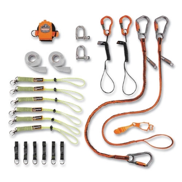 Picture of Squids 3187 Scaffolding Worker Tool Tethering Kit, Asstd Max Work Capacities, Lengths and Colors, Ships in 1-3 Business Days
