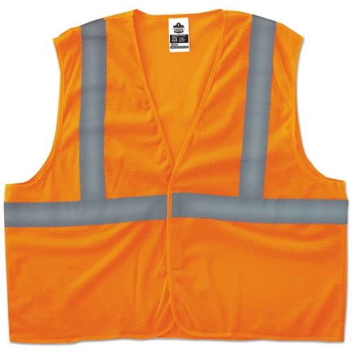 Picture of GloWear 8205HL Type R Class 2 Super Econo Mesh Vest, Small to Medium, Orange