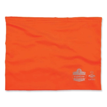 Picture of Chill-Its 6489 2-Layer Cooling Performance Knit Multi-Band, Polyester/Spandex, S/M, Hi-Vis Orange, Ships in 1-3 Business Days