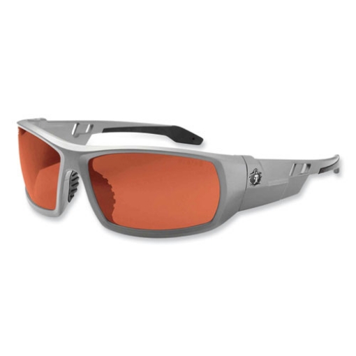 Picture of Skullerz Odin Safety Glasses, Matte Gray Nylon Impact Frame, Polarized Polycarbonate Lens, Ships in 1-3 Business Days