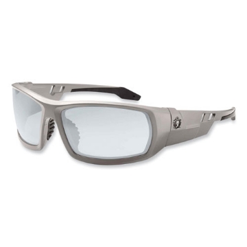 Picture of Skullerz Odin Safety Glasses, Matte Gray Nylon Impact Frame, Indoor/Outdoor Polycarbonate Lens, Ships in 1-3 Business Days