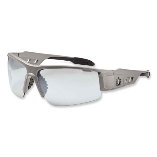 Picture of Skullerz Dagr Safety Glasses, Matte Gray Nylon Impact Frame, Indoor/Outdoor Polycarbonate Lens, Ships in 1-3 Business Days