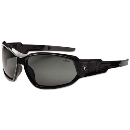 Picture of Skullerz Loki Safety Glasses/goggles, Black Frame/smoke Lens, Nylon/polycarb