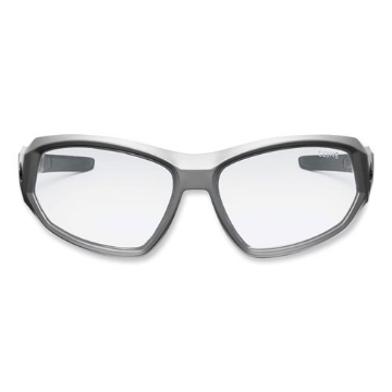 Picture of Skullerz Loki Safety Glasses/Goggles, Matte Gray Nylon Impact Frame, Anti-Fog Clear Polycarb Lens, Ships in 1-3 Business Days