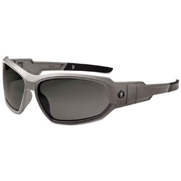 Picture of Skullerz Loki Safety Glass/Goggle, Matte Gray Frame/Smoke Lns, Fenlon/Polycarb, Ships in 1-3 Business Days