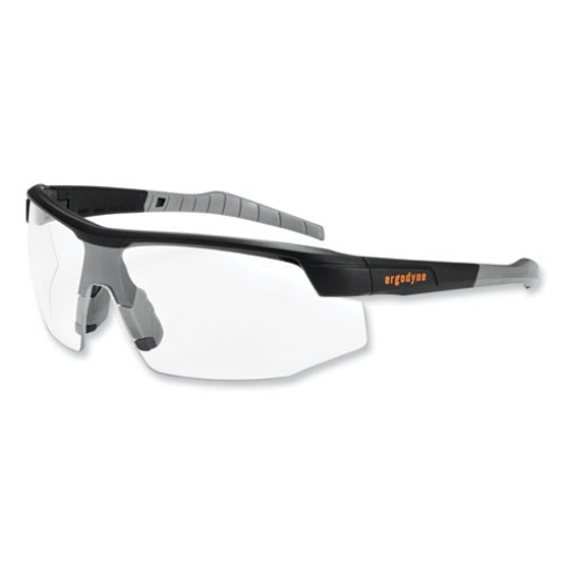Picture of Skullerz Skoll Safety Glasses, Matte Black Nylon Impact Frame, Anti-Fog Clear Polycarbonate Lens, Ships in 1-3 Business Days