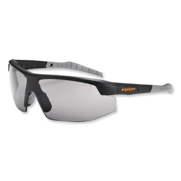 Picture of Skullerz Skoll Safety Glasses, Matte Black Nylon Impact Frame, Anti-Fog Smoke Polycarbonate Lens, Ships in 1-3 Business Days