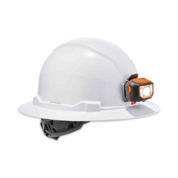 Picture of Skullerz 8971LED Class E Hard Hat Full Brim with LED Light, White, Ships in 1-3 Business Days