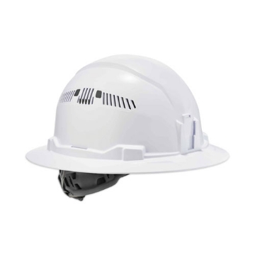 Picture of Skullerz 8973 Class C Hard Hat Full Brim, White, Ships in 1-3 Business Days