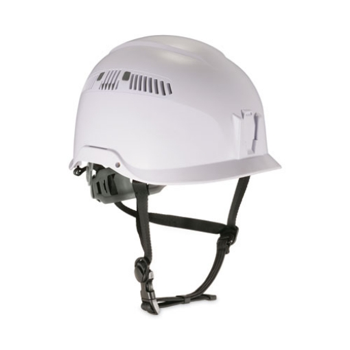 Picture of Skullerz 8975 Class C Safety Helmet, 6-Point Ratchet Suspension, White, Ships in 1-3 Business Days
