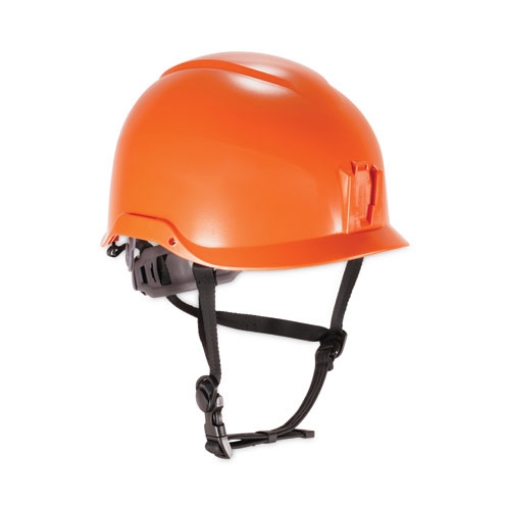 Picture of Skullerz 8974 Class E Safety Helmet, 6-Point Ratchet Suspension, Orange, Ships in 1-3 Business Days