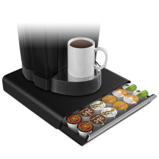 Picture of Coffee Pod Drawer, Fits 26 Pods, 14.75 x 13.25 x 2.75, Black