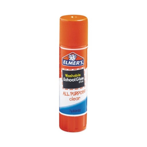 Picture of Washable School Glue Sticks, 0.77 Oz, Applies White Snd Dries Clear, 30/box